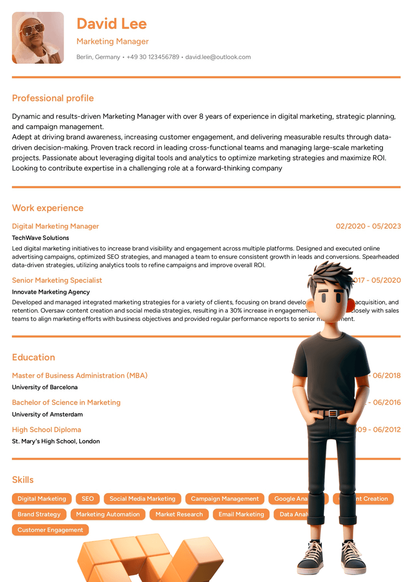 Resume preview